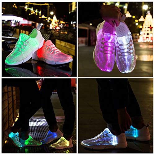 Softance 12345465646 Fiber Optic Led Shoes Light Up Sneakers thumb #1