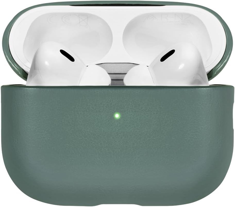 Native Union (Re) Classic Case for AirPods Pro 2 – Premium Plant-Based Materials – Supports Wireless Chargers – Compatible with AirPods Pro, AirPods Pro 2nd Gen (Slate Green)
