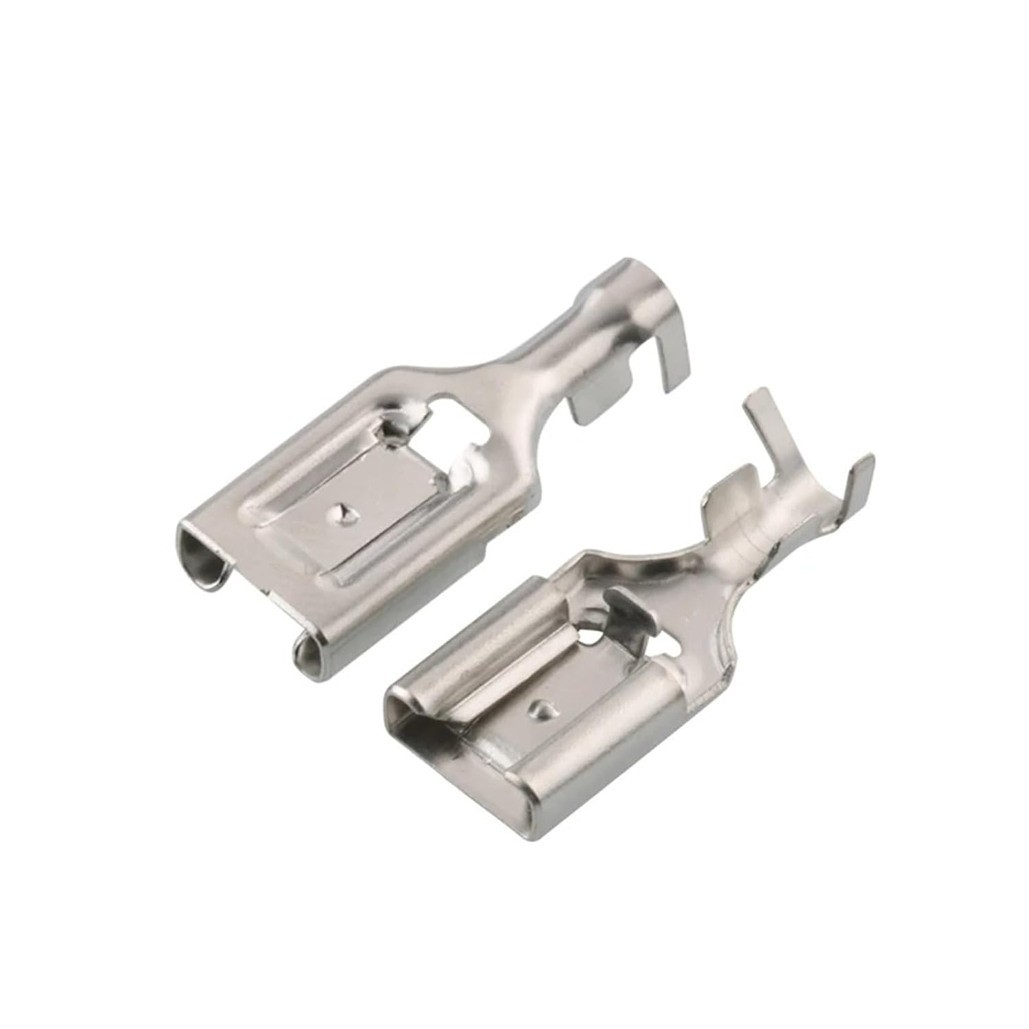SSXLSMYXGS 100Sets(200pcs) Female Spade Connector 7.8 Crimp Terminal with Sleeves Cold Pressed Terminals Lock SSXLSMYXGS