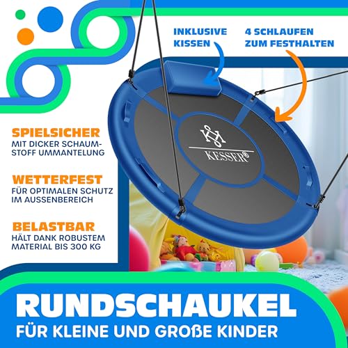 Nestschaukel 100 cm von Kesser – Rundschaukel für Kinder und Erwachsene