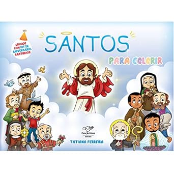 Santos Para Colorir