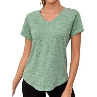 Gyabnw Camiseta Deportiva Mujer de Manga Corta Camisetas de