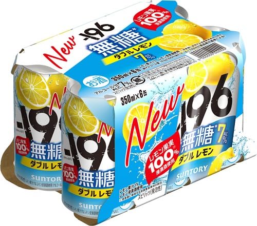 Amazon.co.jp: -196 無糖レモン 350ml 6本 [ サントリー チューハイ