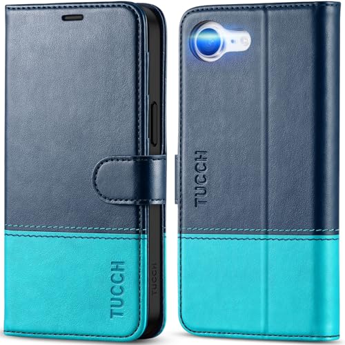 Coque iPhone 16e / 17e TUCCH en Simili Cuir de Qualité Supérieure