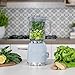SMEG BLF03 Retro Style Blender – 600W Countertop Blender with 48 oz BPA-Free Jug, 3 Speeds + Pulse, Ice Crush & Smoothie Functions – 50s-Inspired Design-Pastel Blue