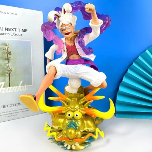 Image of FUNFOB Luffy Action Figure Height - 23cm Collectible Anime Figures PVC Multicolour | Luffy Bunny