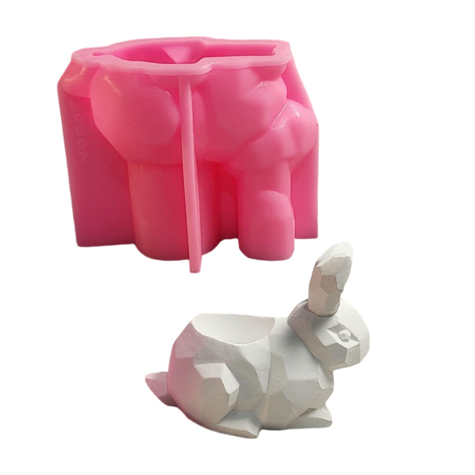 Jazuaiao Flexible Sturdy Silicone Fashion Accessory for Making Unique Rabbits Shaped and Home Decorations Home Decoration