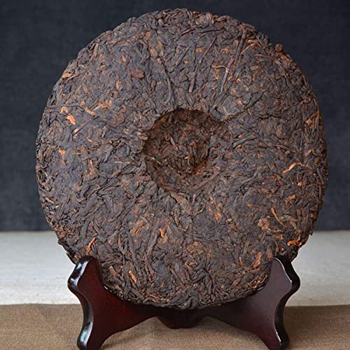 Té chino de Pu'er 357 g ï¼0.787LB) Té maduro de Puer Té negro Tesoros de Té de Pu'er Té de árboles viejos Té Pu erh Cuidado de la salud Té de Pu erh Comida verde - Imagen 4