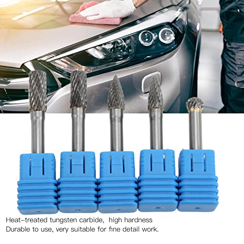 Set de 5 fresas rotativas de carburo de tungsteno miniatura 6