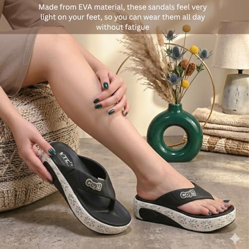 Image of VTC-Girls' EVA Sole Flip-Flop Slipper, Soft Cushioned Footbed, Ultra-Light, Slip-On, Casual Wear