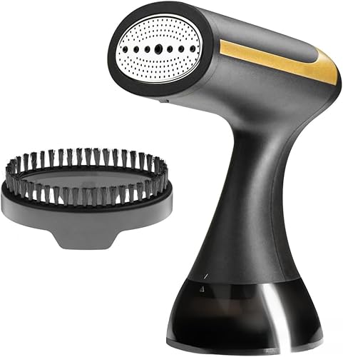 DAUTAI Hierro de vapor de mano penetrante fuerte, plancha de vapor portátil de viaje, removedor de arrugas para ropa 10.1 fl oz 15S calentamiento,