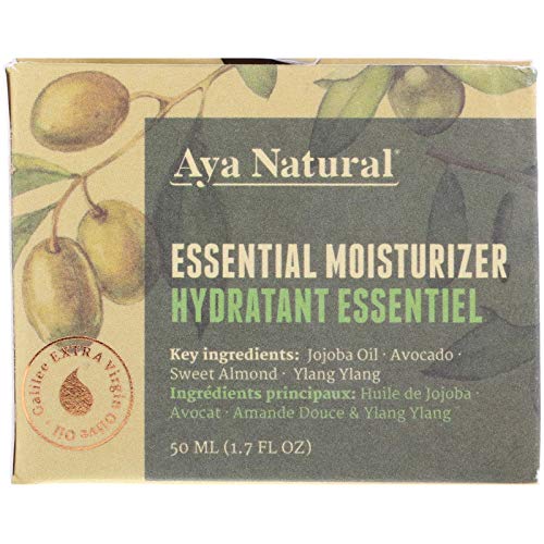 Aya Natural Face Moisturizer for Dry Skin – Vegan Skin Care Anti Aging Day Moisturizer Face Cream for Deep Hydration, Moisture & Glow (Premium)