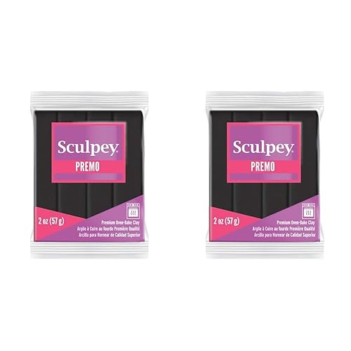 sculpey black x 2
