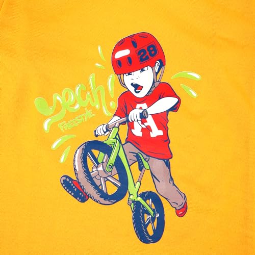 Image of superminis Boy's /Girls Cotton Round Neck Full Sleeves Regular Fit T Shirts With Trendy And Fun Prints