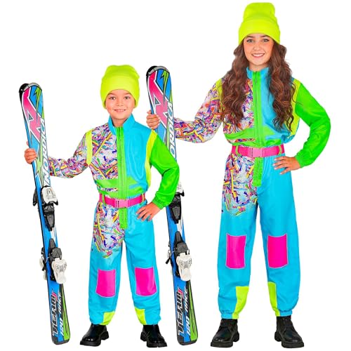W WIDMANN MILANO Party Fashion - Costume de ski pour enfants, combinaison avec ceinture, pour garçons et filles, carnaval