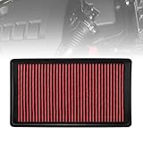 RYANSTAR RACING High-Flow Engine Air Filter 33-2395 Compatible with Ford Lincoln Mazda Washable and