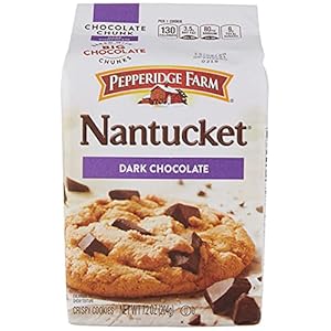 Pepperidge Farm, Chocolate Chunk Crispy Cookies, Nantucket Dark Chocolate, 7.2 Ounce