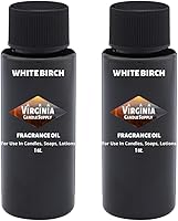 Vista 1 de Aceite de fragancia de abedul blanco (nuestra versión de la marca) (botella de 2 onzas) para fabricación de velas, fabricación de jabón, fabricación