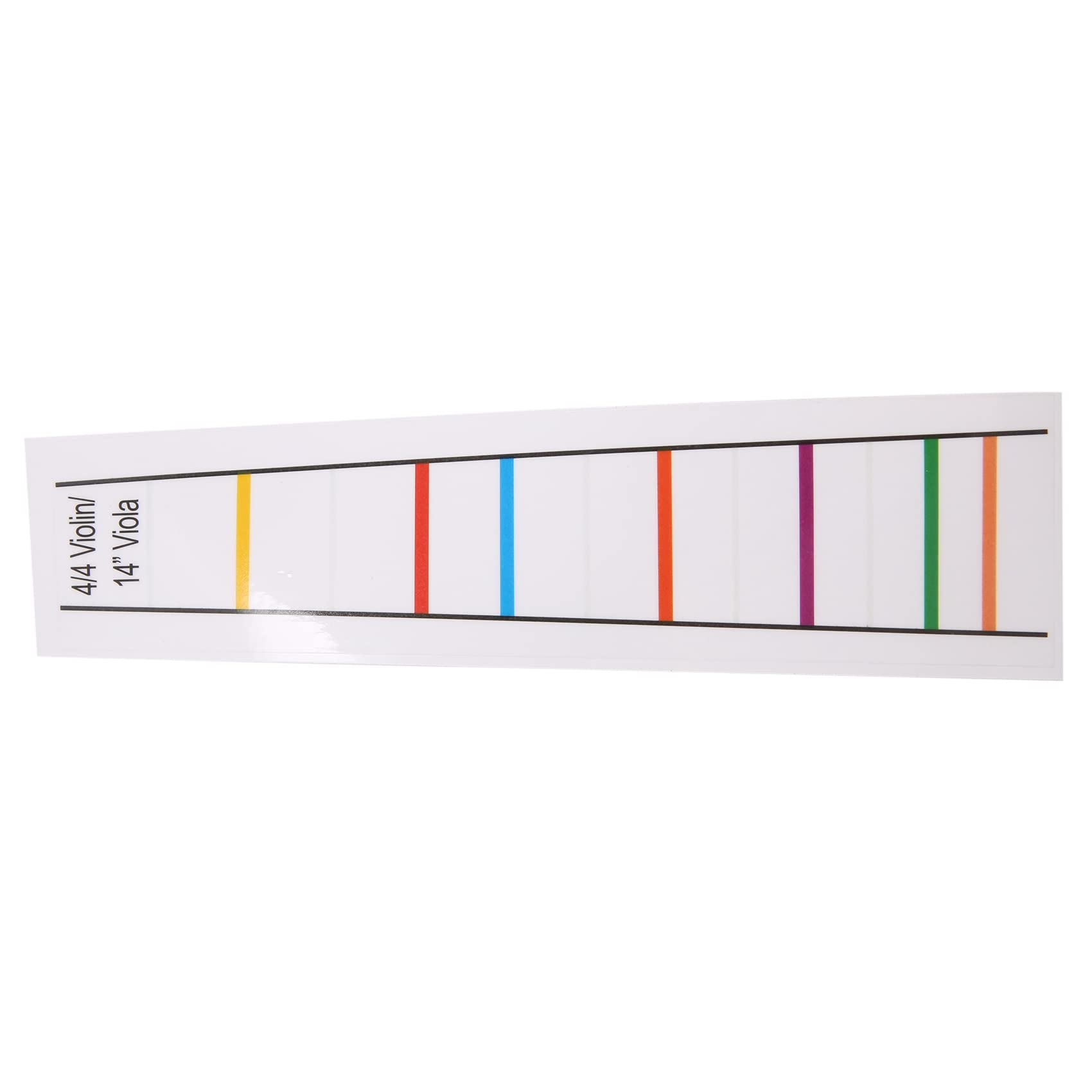 QuirkyLiving 4/4 Violin Fretboard Sticker Fingerboard Marker Fiddle Learn Note Chart Tape 2Pcs, Transparent & color, Full size - Image 3