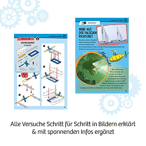KOSMOS 602291 Mein erster Experimentierkasten Technik - ganz einfach, Spielerische Experimente für kleine Forscher, Experimentierkasten für Kinder ab 5-8 Jahre – Bild 7