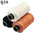 DLLTEC Qinlu-Natural Jute Twine 300M/roll Jute Twine Thin Rope String Threads Leather Tools Wire Sole Line Seam Shoe Repair DIY Sewing Accessories, for Arts (Color : WT)