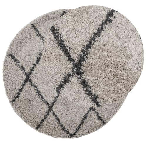Tapis de sol compatible chauffage au sol beige et anthracite - 4