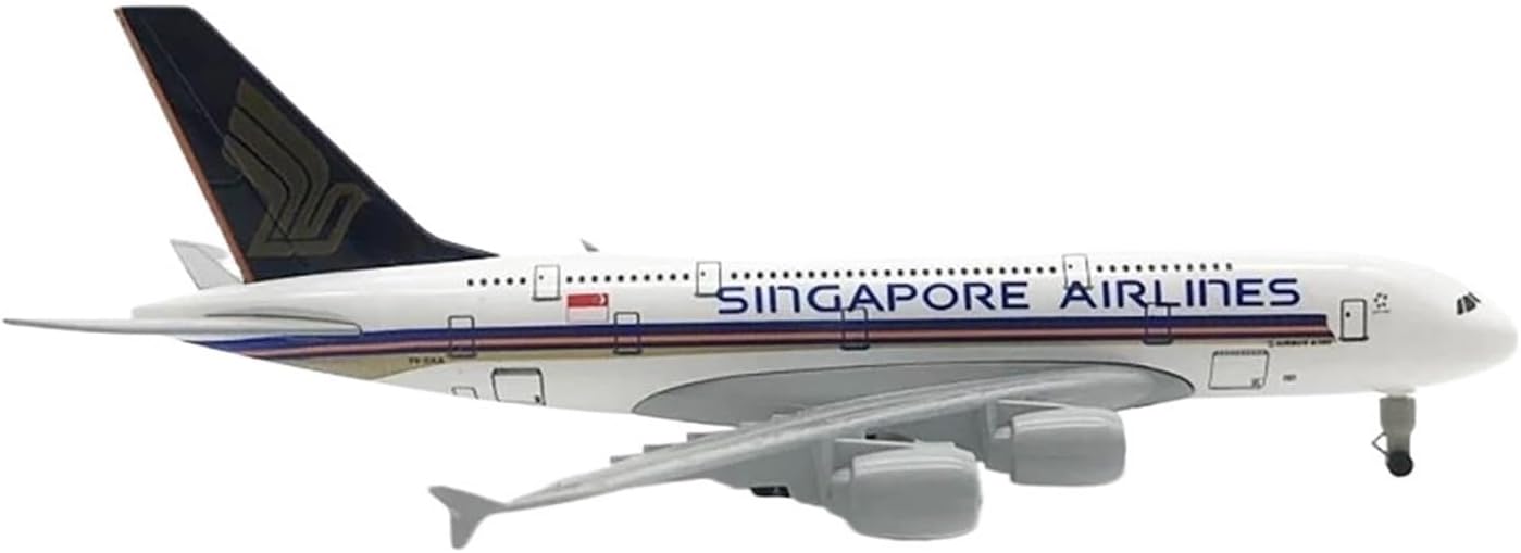 Miniature Scale 18cm 1 400 for A380 Miniature Aircraft Model Die-cast Alloy Souvenir Display Decoration Toy Flying Toy Game Kits