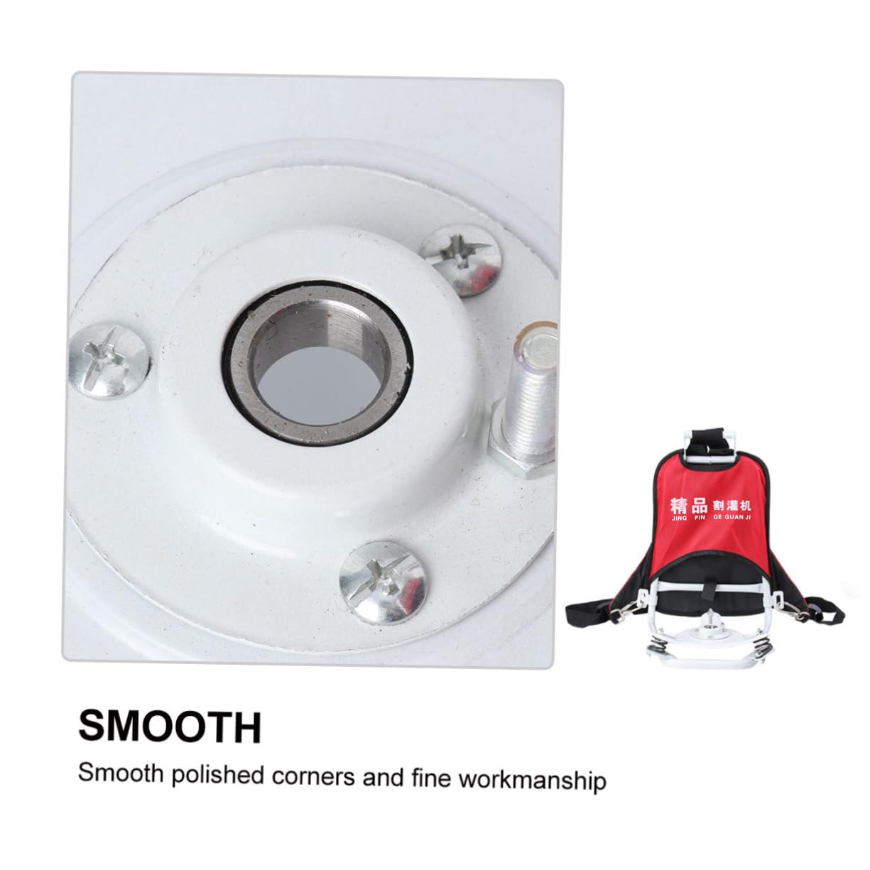 NOLITOY Supporto per Motore Decespugliatore Zaino Telaio Leggero e Durevole per Prato e Giardino Base Antiscivolo per Uso Domestico e Te