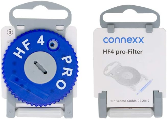 HF4 Wax Guard Wheel for Hearing Aids- Hearing Aid Wax Filters Earwax Traps (Red&Blue) (Red&Blue) : Health & Household