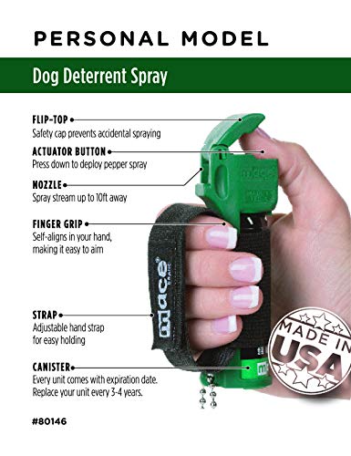 Mace Brand Muzzle Canine Repellent W/Keychain 14 Grams #TOP2