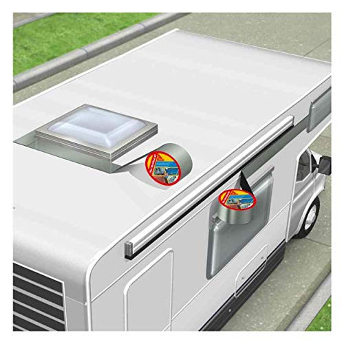 Sika 3734 MultiSeal Abdichtungsband, selbstklebend, Kaltkleber, 200 mm x 10 m, Farbe: Grau – Bild 8