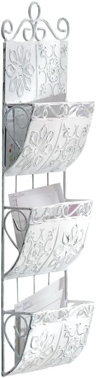 Gifts & Decor White Classic Letter Organizer, No Size