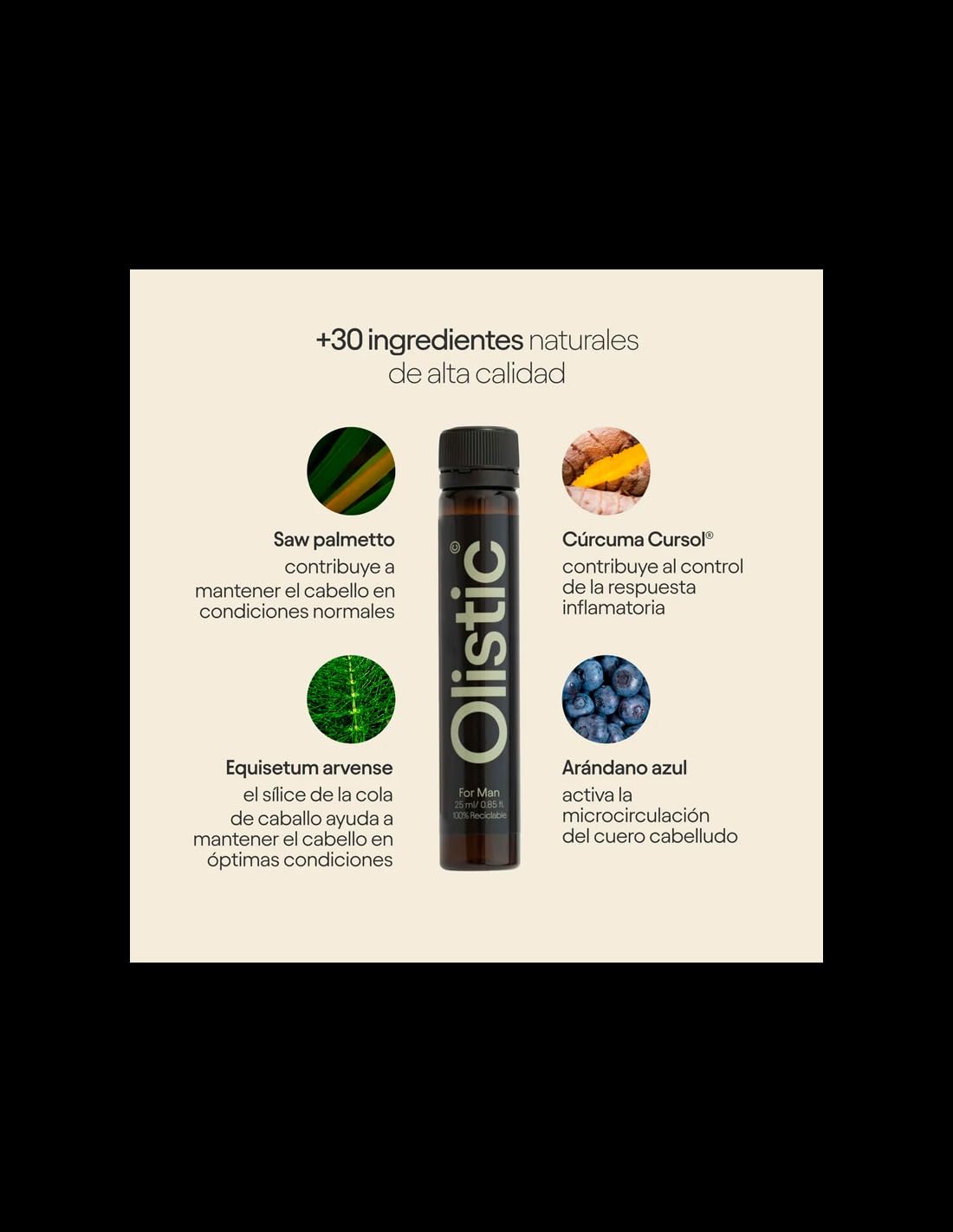Olistic - WOMEN NEXT PACK TRIPLO 3 MESES + BOTELLA DE REGALO, Complemento Alimenticio Anticaída de Cabello, Ingredientes Naturales y Vitaminas, Previene la Caída del Pelo, Vegano, Sin Gluten