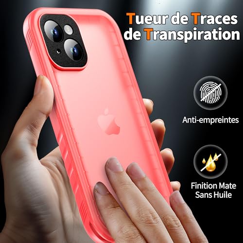 Coque étanche iPhone 15 Plus antichoc : la solution incassable double protection - 6