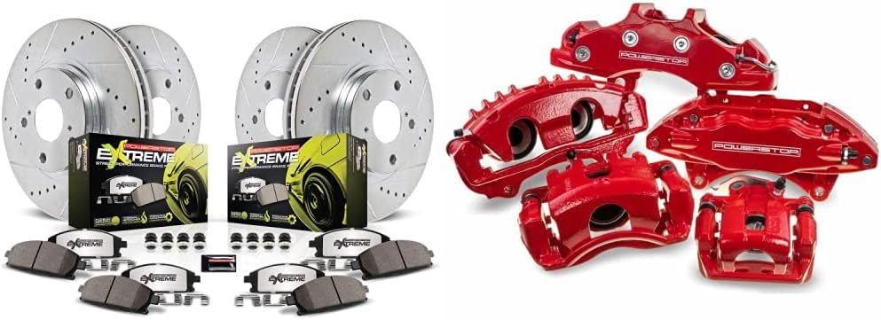 Power Stop Brake Kit with Calipers for Chrysler 300, Dodge Challenger, Charger and Magnum