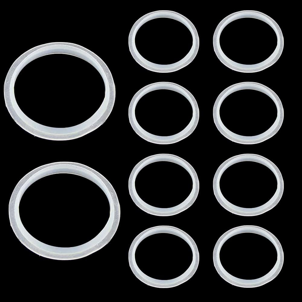 SRunDe 10 PCS 31MM/1.2 inch Bathroom Sink Drain Plug Stopper Rubber