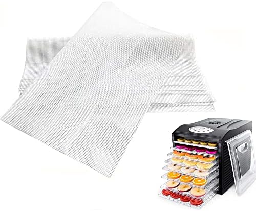 GXGM 10 Stück Dörrfolien Für WMF Küchenminis - Silikon Antihaft 26x17cm