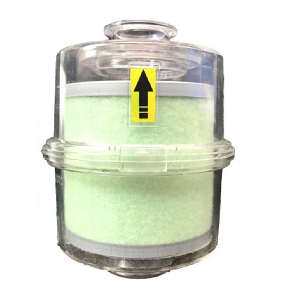 Filtro de niebla de aceite para bomba de vacío KF25/KF40, separación de aceite y gas de alta eficiencia con filtro de algodón duradero, carcasa transparente para monitoreo visual