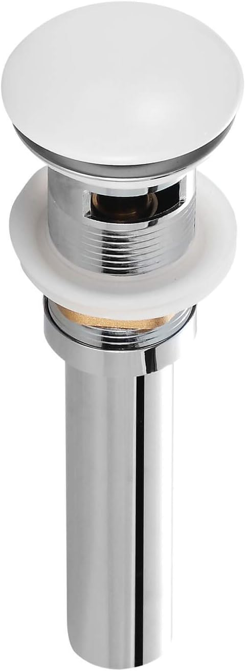 Fine Fixtures Pop-Up Bathroom Sink Drain with Overflow, Black