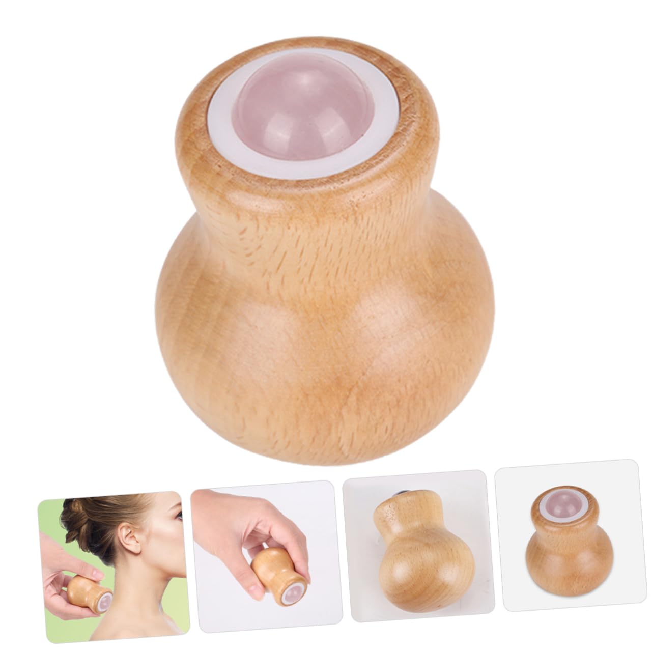 CALLARON 5 Rodillos De Masaje Facial Herramienta De Masaje Facial Rodillos De Jade Para El Cuidado De La Piel Rodillo Masajeador Facial Para Esculpir La Piel Rodillo Para La Hinchazón