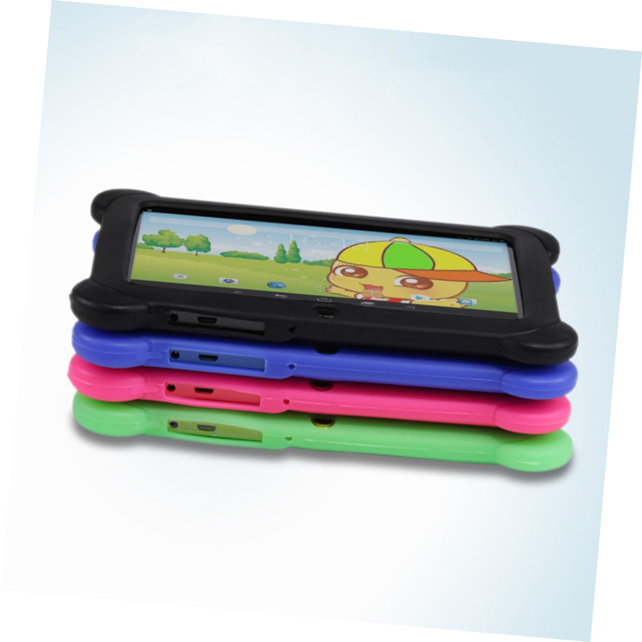 KOMBIUDA Tablet Educativo per Bambini da 7 Pollici 512m 8gb Rosa | Plastica, Processore Allwinner A33 Quad-core, Sistema Operativo Open Source, Studi e Gioco