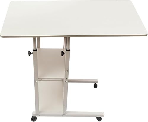 Miniatura 4 de Mesa auxiliar en forma de C, mesas auxiliares en forma de C, mesa de sofá para espacios pequeños, mesa de sofá C rústica, mesa auxiliar de cama,