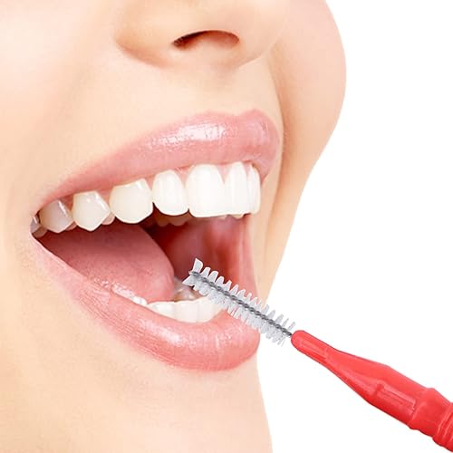 Miniatura 3 de GXXMEI 250PCS Braces Dental Brush Flosser for Cleaner Interdental Brush Toothpick Dental Tooth Flossing Head Oral Dental Hygiene Toothpick Cleaners