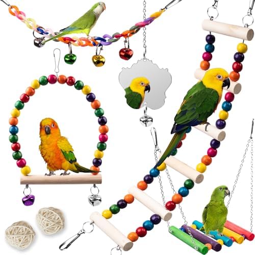 Bird Toys for Parakeets 7Pcs — packaging and what arrives in the box