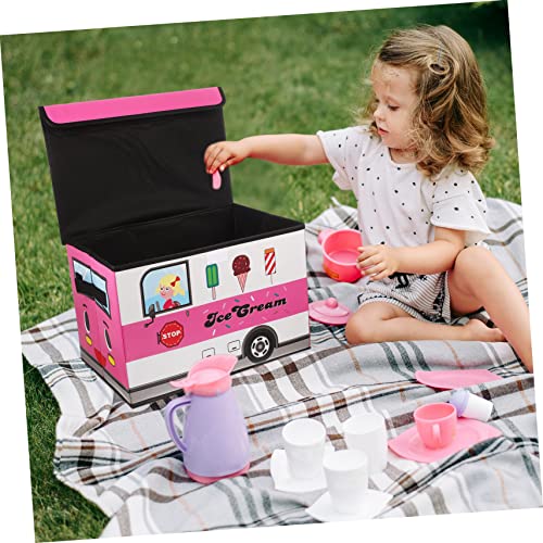 BESTOYARD Caixa De Armazenamento Dobrável Caixa De Armazenamento Doméstico Caixa De Armazenamento Do