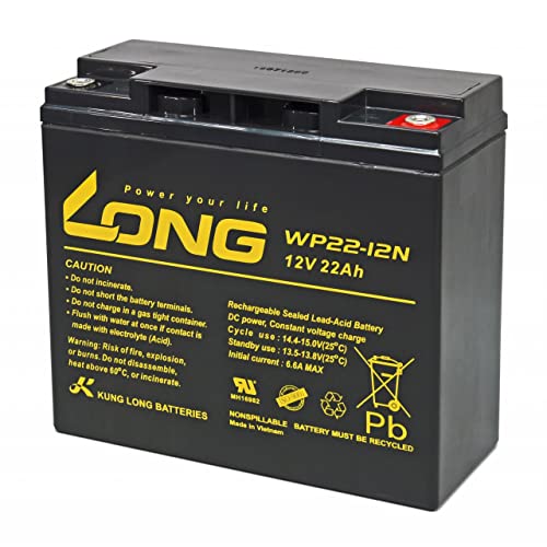 POWERY KungLong Batería Plomo para Silla de Ruedas Eléctrica Invacare ATM Take Along