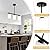3-Light Modern Island Lights for Kitchen, Black Dining Room Light Fixtures Farmhouse Linear Chandeliers Over Table, White Frosted Glass Adjustable Hanging Light Kitchen Pendant Lighting Over Island