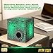 Star Trek Borg Cube Bluetooth Speaker with Green Illumination, Sound Effects & Borg Quotes – Memorabilia, Gifts, Gadgets, Collectibles for Star Trek Fans