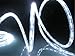 PYSICAL® STARSHINE 110V 2-Wire Waterproof LED Rope Light Kit for Background Lighting,Decorative Lighting,Outdoor Decorative Lighting,Christmas Lighting,Trees,Bridges,Eaves (100ft/30M, White)
