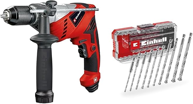 Einhell TE-ID 650 E, Darbeli Matkap + Einhell Beton delme u  seti 10 par a, S-CASE kutu